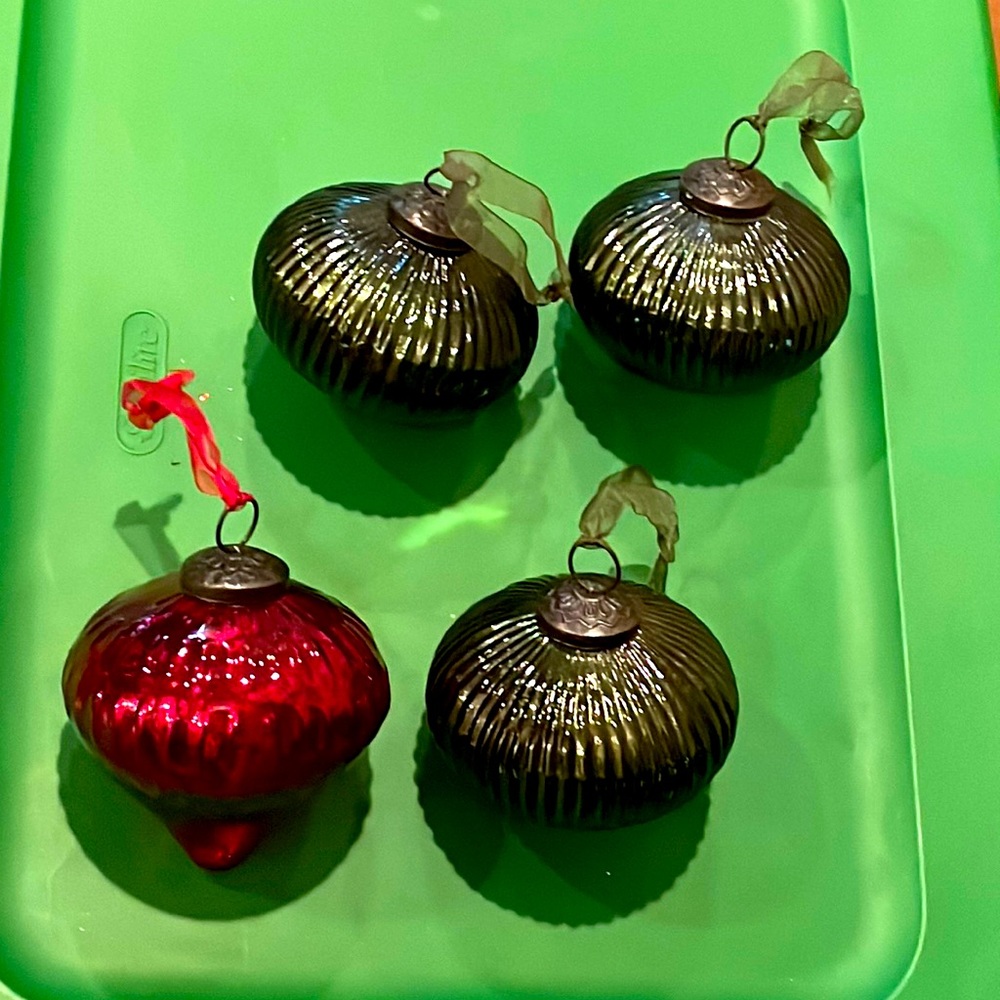 Balsam Hill Christmas ornaments